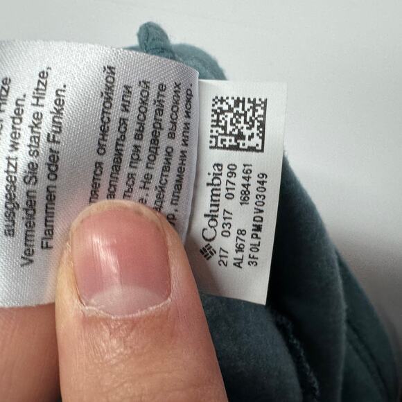 Columbia Vest Womens Small Blue Warmer Days Hooded Quilted Full Zip Thermal Coil - Picture 5 of 8